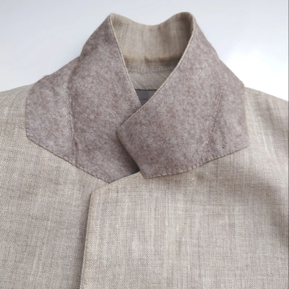 KACHINS Men's Linen Blazer Jacket Custom Made Fully Lined